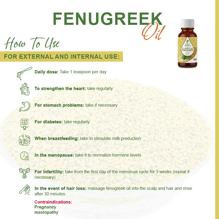 Fenugreek "Helba" Oil 5 Fenugreek "Helba" Oil - Image 5